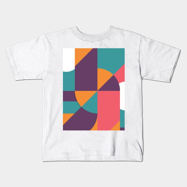 Beautiful Abstract Design Kids T-Shirt by Honeynandal